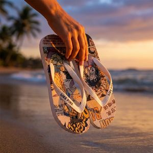 Tongs en EVA ODM du Vietnam avec motif imprimé ou collé |   Quantité minimale de commande faible |   Conception personnalisée OEM disponible |   Chaussons d'extérieur durables - Product Image 3