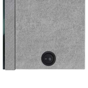 Gabinete de espejo de baño LED gris concreto 35 "x 5,5" x 24,4 "Espejos de baño - Product Image 6