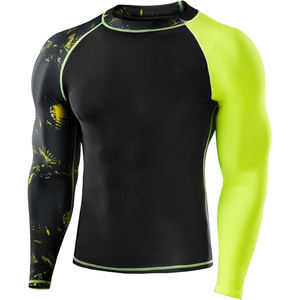 Maillot de compression personnalisé pour homme, imprimé par sublimation, en spandex, pour le surf et la plongée, vente en gros - Product Image 6