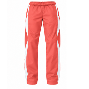 Coral White Hooded Tracksuit Set Full Zip <b>Jacket</b> Matching <b>Straight</b> Pants Custom Team Training Athletic Sportswear Two Piece - Product Image 6