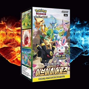 Tarjeta Pokémon Eevee Heroes Versión Coreana Paquete de Clase Alta Juego de Cartas Coleccionables para Adultos Hobby Popular Cartas TCG - Product Image 5