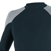 Rashguard personnalisable pour hommes adultes, écologique, en Spandex/Polyester, manches longues, imprimé numérique, respirant, séchage rapide