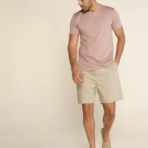 Camiseta Básica de Verano para Hombre, Lisa, Informal, de Algodón Suave y Transpirable, Cuello Redondo, Precio al por Mayor 2026, Logotipo Personalizado, Alta Calidad, OEM - Product Image 5