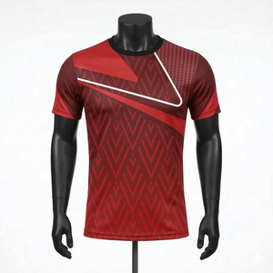 T-shirt de sport pour homme à manches courtes, col rond, coupe ample, respirant, séchage rapide, écologique, de haute qualité, fabriqué au Pakistan 100% - Product Image 1