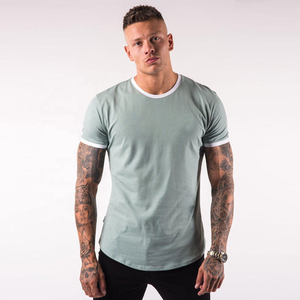 New <b>Men's</b> <b>Oversized</b> <b>Gym</b> T-<b>Shirts</b> High Quality Canvas O-Neck Custom Print Short Sleeve Active Training Summer - Product Image 4