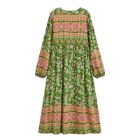 Robe midi florale décontractée pour femmes, robe d'été légère