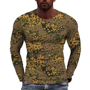 เสื้อผ้าลายพรางสำหรับล่าสัตว์กลางแจ้งขายส่ง OEM เสื้อผ้าตกปลาแห้งเร็ว เสื้อเชิ้ตลายพราง เสื้อผ้าพิมพ์ลายแบบ Sublimation ชุดยูนิฟอร์มยุทธวิธีสำหรับผู้ชาย - Product Image 2