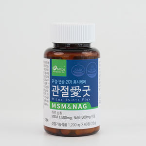 Cápsulas Mitos Flex Coreanas para el Cuidado de la Salud de Adultos, Materiales Premium, 60 Tabletas/Paquete, 2 Tabletas/día, 1200mg - Product Image 2