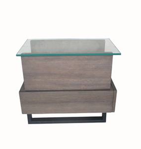 เก้าอี้ข้างเตียงดีไซน์ทันสมัยจากไม้ป็อปลาร์ สำหรับห้องนั่งเล่น ห้องนอน ทรงกลม สไตล์โมเดิร์น - Product Image 2