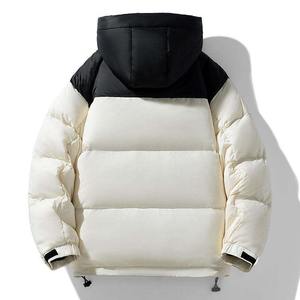 Veste matelassée pour homme de haute qualité, personnalisée, couleur unie, à capuche, pour l'hiver, usage extérieur, best-seller - Product Image 2