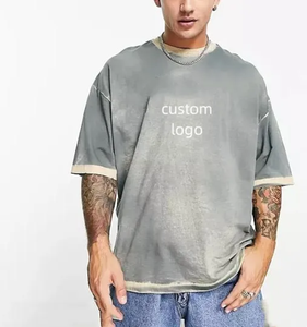 Camisetas de Hombre Premium 100% Algodón, Corte Ajustado, Estilo Urbano, con Parches, Logotipo Personalizado, de Alta Calidad, Secado Rápido, Diseño Exclusivo - Product Image 1