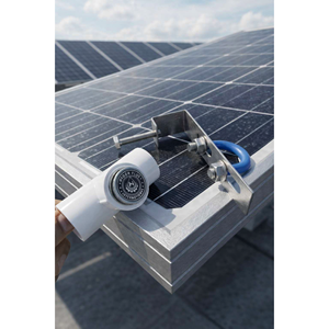 Kit de distribution de pulvérisation pour lave-panneaux solaires en acier inoxydable avec collier de serrage et raccord en T en PVC pour commande en gros - Product Image 1