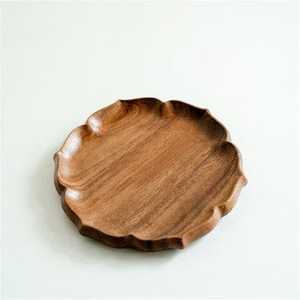 Handcrafted Mango Wood Charger <b>Plate</b> with Safe Surface for Food & Cakes Biodegradable Eco-Friendly Unique Carved Artistic Design - Product Image 2