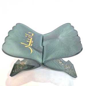 Support de Coran en résine haut de gamme, porte-livre islamique décoratif, présentoir Rehal, support de lecture fait main pour livre de prière pour enfants - Product Image 4
