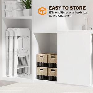 Silla de playa de resina blanca estilo Wimbledon de alta calidad portátil moderna para sala de estar comedor jardín bodas eventos-venta al por mayor - Product Image 3