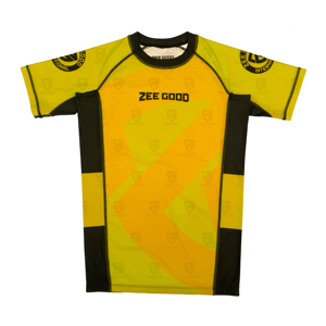 Maillot de compression unisexe à manches courtes de haute qualité, design personnalisé, pour la gym, avec protection solaire anti-UV, collection Rash Guard 2026 - Product Image 1
