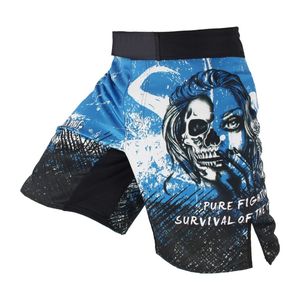 Shorts de combat MMA personnalisés pour hommes, entraînement décontracté, 100% coton, taille élastique, imperméables, respirants, vente en gros par Buraq MMA Sports - Product Image 1
