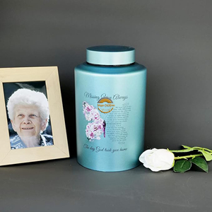 Premium Oak Cremation Urn with Decorative Finish Wooden Keepsake Urn for Memorial Collections Luxury Wooden <b>Ashes</b> urn - Product Image 5