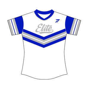 Maillot de softball blanc bicolore pour femmes et filles, respirant, en polyester, avec logo personnalisé, numéro, vente en gros, directement de l'usine - Product Image 1