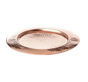 Assiette de Présentation en Bois de Haute Qualité, Écologique, Style Classique, Forme Ronde, Compatible Lave-Vaisselle, Couleur Unie - Product Image 1