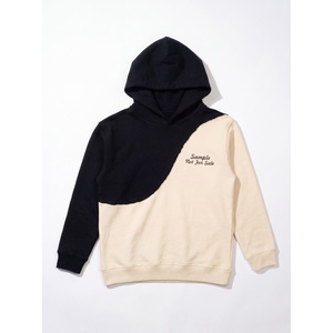 เสื้อฮู้ดโอเวอร์ไซส์ผู้ชาย ลายบล็อกสีตัดต่อ พิมพ์ลายกราฟิก สไตล์สตรีทแวร์ลำลอง - Product Image 4