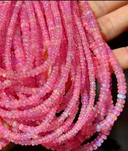 Perlas Pulidas de Ópalo Rosa Etíope Natural para la Fabricación de Joyas, Proveedor Mayorista, Venta al por Mayor, Exportación Global B2B, Comercio de Piedras Preciosas - Product Image 3
