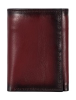 Portefeuille en cuir véritable personnalisé, finition cirée, marquage personnalisé, marque privée, fournisseur OEM en gros, articles en cuir de qualité supérieure