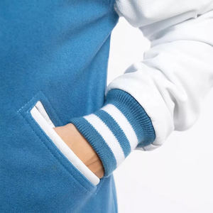 Wholesale High Quality Canvas Varsity Jacket Men Custom Vintage Streetwear Winter Breathable Waterproof Thick for Men - Product Image 6