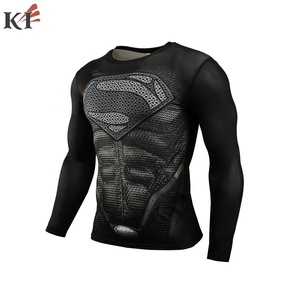 Camiseta de Compresión sin Mangas para Hombre, Diseño Personalizado, Impresión por Transferencia de Calor, Sin Costuras, Transpirable, 280g, Venta al Por Mayor OEM - Product Image 2