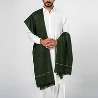 Châle élégant et doux pour homme, accessoire d'hiver chaud, tissu tissé confortable, style classique traditionnel, vêtements pour homme