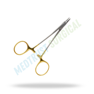 Derf TC Needle <b>Holder</b> 12cm Serrated Tip Neuro Spine Surgical Instrument For Suturing - Product Image 3