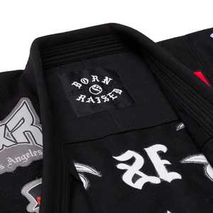 Shoyoroll Born x Raised Black BJJ Gi Limited Edition Jiu Jitsu Kimono with Bags - Product Image 3