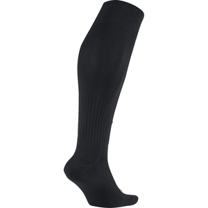 Black Over The Calf Soccer <b>Socks</b> Unisex Adult Moisture Wicking <b>Polyester</b> Solid Color All Seasons Regular Fit Custom OEM - Product Image 6