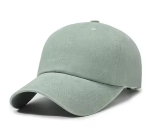 Gorra de béisbol de color liso lavado con efecto envejecido, de algodón suave, con bordado y estampado en caliente, de 6 paneles, estilo casual para papá - Product Image 6