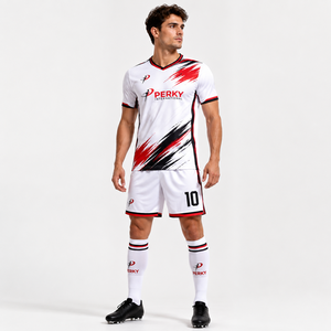 Camiseta de Fútbol Personalizada de Alta Calidad para Hombre, Nueva Llegada, Ropa Deportiva para Adultos, Técnica de Sublimación, Incluye Corte Automatizado - Product Image 1
