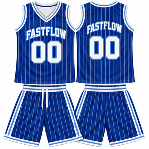 Uniforme de basket-ball pour hommes avec logo imprimé sur mesure, réversible, à séchage rapide, tailles plus grandes, respirant, vêtements de sport - Product Image 6
