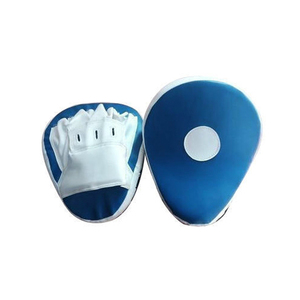 Professional High Quality Leather Focus Mitts <b>Dummy</b> Adjustable Loop Closing Strap Customized Martial Arts Boxing Gloves Karate - Product Image 1