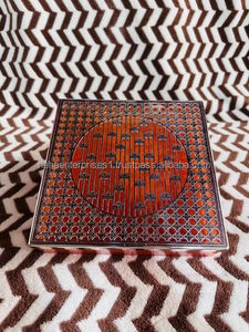 Resin Jewelry <b>Box</b> With Circular Pattern Artistic Decorative Storage Organizer For Home Decoration - Product Image 3
