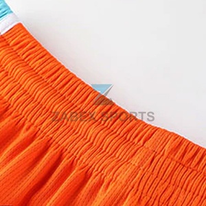 ชุดบาสเก็ตบอลสโมสรแบบซับลิเมชั่นสั่งทำพิเศษ พร้อมกางเกงขาสั้น ไซส์ใหญ่ ผ้าแห้งเร็ว ระบายอากาศได้ดี เนื้อผ้านุ่ม สั่งทำหมายเลขและชุดทีมได้ - Product Image 4