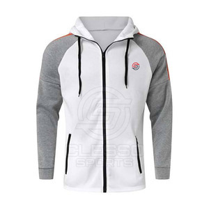 Tenue de sport décontractée pour hommes avec fermeture éclair, style sportswear, idéale pour la gym, la course et l'exercice - Product Image 3