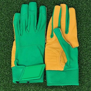 Guantes de Seguridad Impermeables de Poliéster/Algodón, Dedos Completos, Color Negro con Ribete Verde Menta, Cierre de Gancho y Bucle, Correa de Muñeca Ajustable, Unisex - Product Image 1