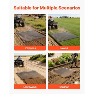 Erpice a Catena in Acciaio Zincato Durevole 4x4 piedi ad Alta Efficienza per ATV/UTV/Trattori - Accessori Agricoli - Product Image 6