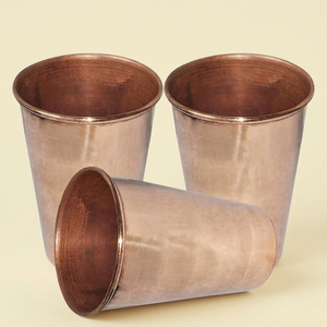 Vaso Julep de Cobre Puro, Vaso Premium para Cócteles, para Mint Juleps y Moscow Mules, Ecológico, de Grado Alimenticio, con Logotipo Personalizado - Product Image 5