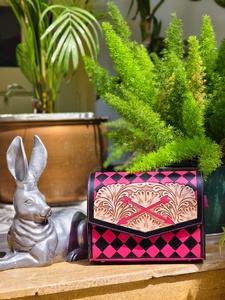 Auténtica Bolsa de Mensajero de Cuero Genuino para Mujer, Estilo Bohemio, Hecha a Mano, Resistente, Elegante, 100% Cuero Genuino - Product Image 3