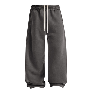 Pantalones deportivos unisex al por mayor, de algodón y felpa, pantalones de felpa premium con pantalones deportivos al por mayor. - Product Image 3