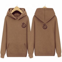 Sudadera con Capucha Bordada para Hombre, Invierno 2021, 100% Algodón, Corte Regular, Mangas Largas, Ecológica y Transpirable