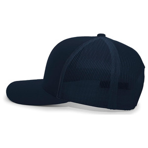 Gorra Trucker de 5 Paneles, Mezcla de Algodón y Poliéster, Estructurada, con Malla Trasera, Personalizable con Logotipo Bordado, Cierre a Presión, Venta al Por Mayor - Product Image 6