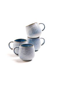 แก้วกาแฟเซรามิกทำมือพร้อมลวดลายธรรมชาติเคลือบแบบเรียบง่าย - Product Image 1