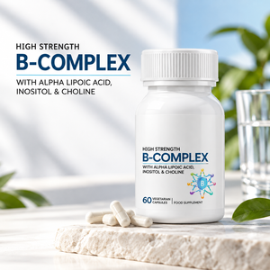 Capsules de complexe B à marque privée OEM avec acide alpha-lipoïque, 60 unités, soutien énergétique, complément santé, formule personnalisée, logo personnalisé - Product Image 2