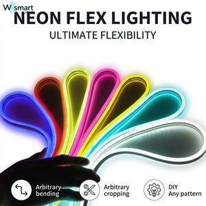 Tira <span class=keywords><strong>de</strong></span> Luz LED <span class=keywords><strong>de</strong></span> Neón <span class=keywords><strong>Flexible</strong></span> <span class=keywords><strong>de</strong></span> 12V CC, 5M, Impermeable, <span class=keywords><strong>de</strong></span> PVC <span class=keywords><strong>Flexible</strong></span> para Bricolaje, Iluminación Ambiental <span class=keywords><strong>de</strong></span> un Solo Color Regulable para Interiores y Exteriores - Product Image 4